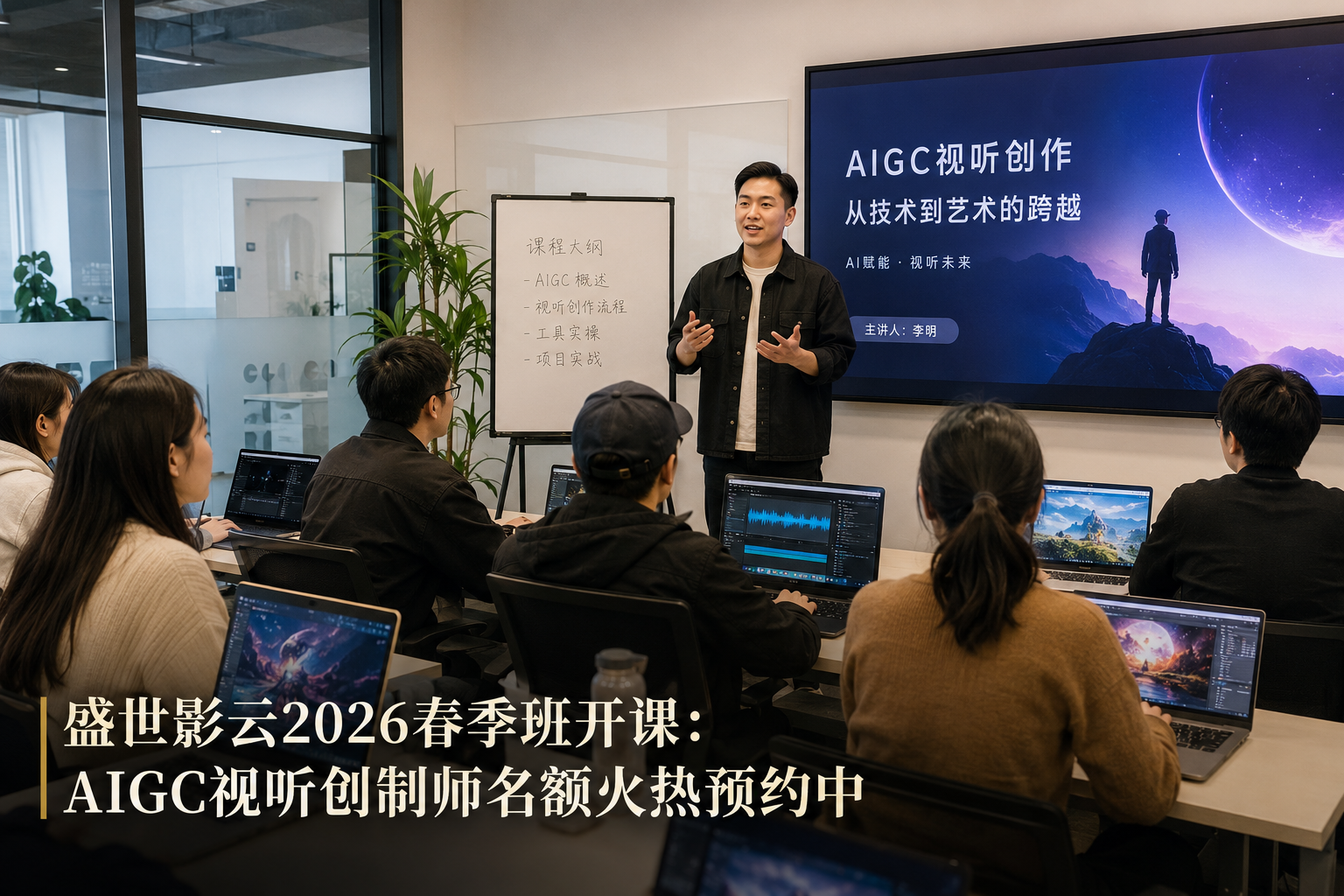 盛世影云2026春季班开课：AIGC视听创制师名额火热预约中